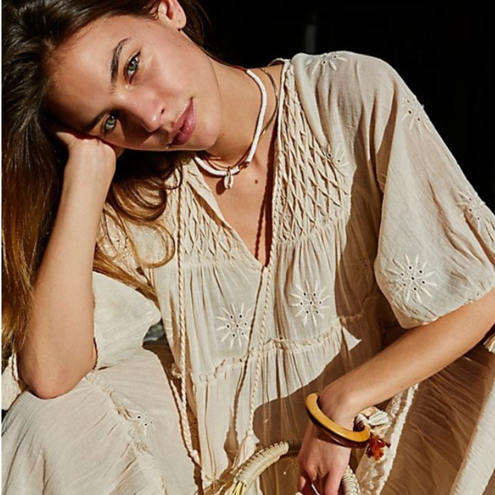 Free People Celestial Skies Midi Dress